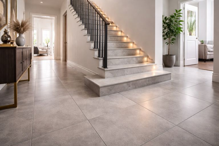 Treppen- und Bodenarbeiten